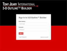 Tablet Screenshot of 3doutlinebuilder.com